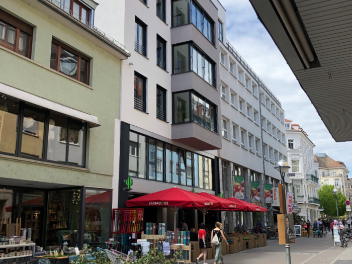 Neubau eines Geschäftshaus in Karlsruhe